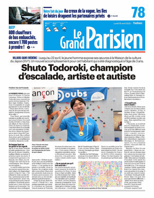 Journal Le Parisien  10 avril 2023
